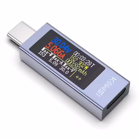Πολύμετρο USB C Kowsi KWS-2302C – Ψηφιακός Ελεγκτής Τάσης, Ρεύματος και Χωρητικότητας