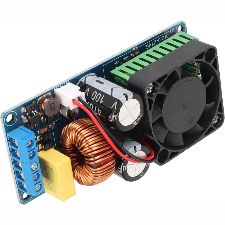 Λεπτομέρεια πλακέτας κυκλώματος ενισχυτή μονοφωνικού 500W IRS2092