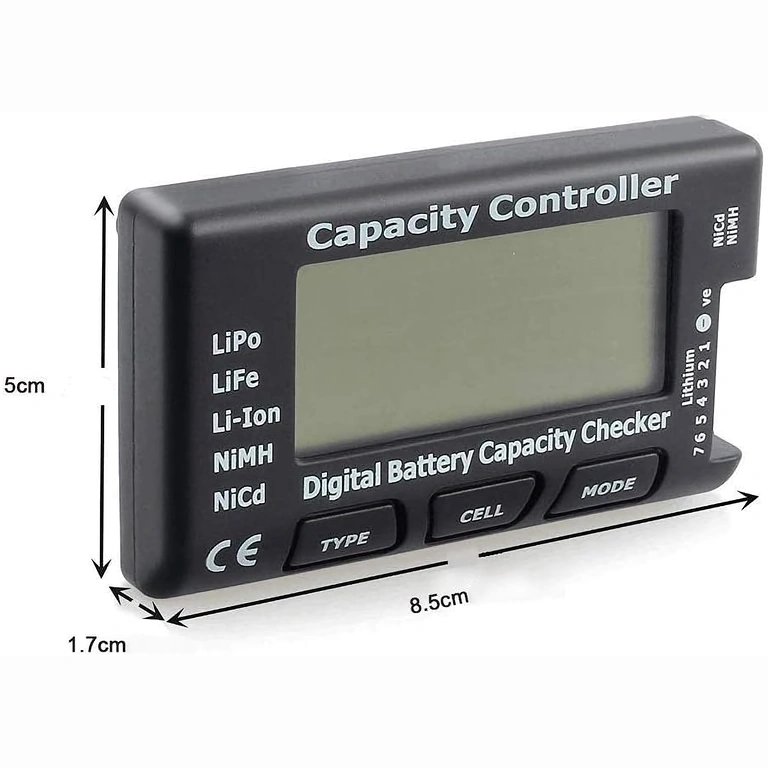Ψηφιακός tester Li-Ion 18650 και LiPo 2-7S, ακριβής και γρήγορος