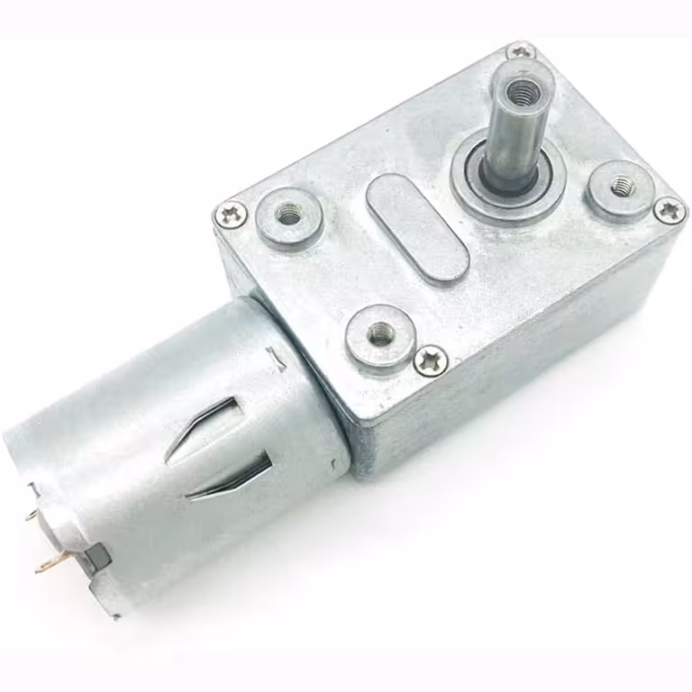 Μοτέρ με μειωτήρα 12V GY-370 – Μοτέρ κοχλία, χαμηλές στροφές, υψηλή ροπή και λειτουργία αυτοκλειδώματος