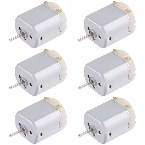 Σετ 6 τεμάχια: Mini Motor DC 130 3V-6V για ρομπότ, ανεμιστήρες και DIY projects