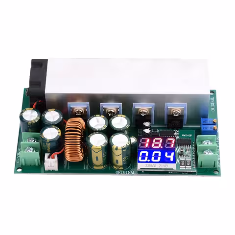 DC12-80V 20A Ρυθμιζόμενο Step-Down Module 600W με Σταθερό Ρεύμα και Ψηφιακή Οθόνη – Premium Πηγή Μείωσης Τάσης