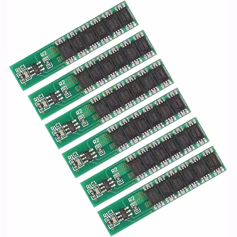 Σετ 6 τεμάχια – BMS Module 1S 18650 3.7V 10A με Πλήρη Προστασία