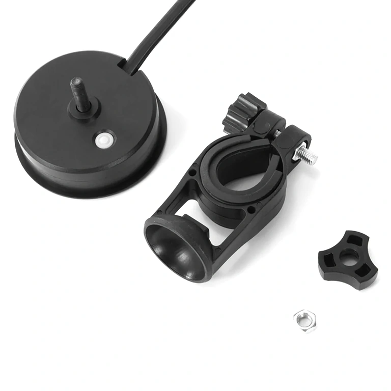 Ψηφιακή μονάδα, πίσω πλευρά με συνδέσεις και καλώδια, ένδειξη βολτόμετρου και ποσοστού μπαταρίας, συμβατή με Li-ion και LiFePO4 12V–72V