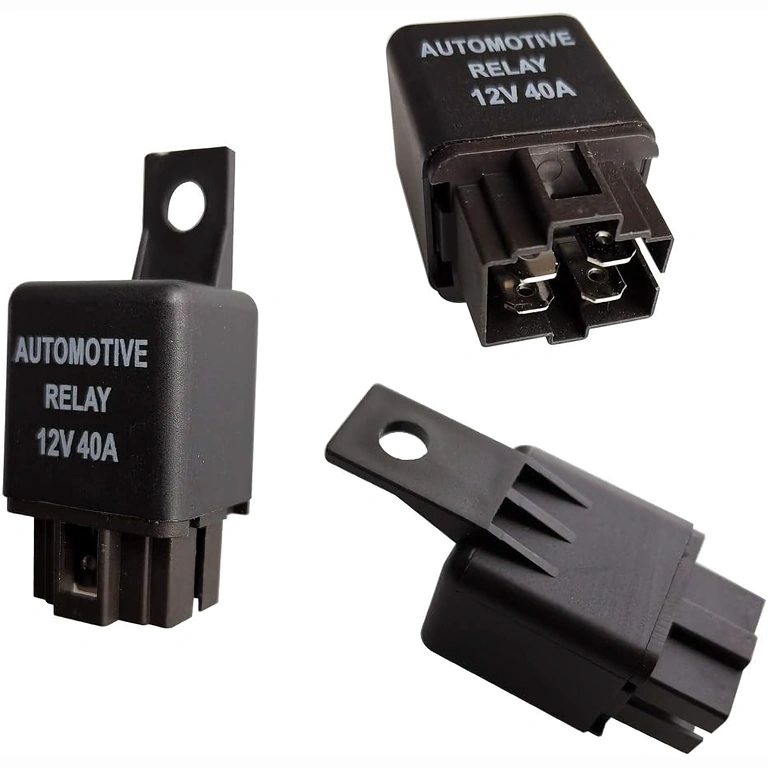 Λεπτομέρεια ακίδων ρελέ 12V 4 ακίδων 40A για ασφαλή σύνδεση