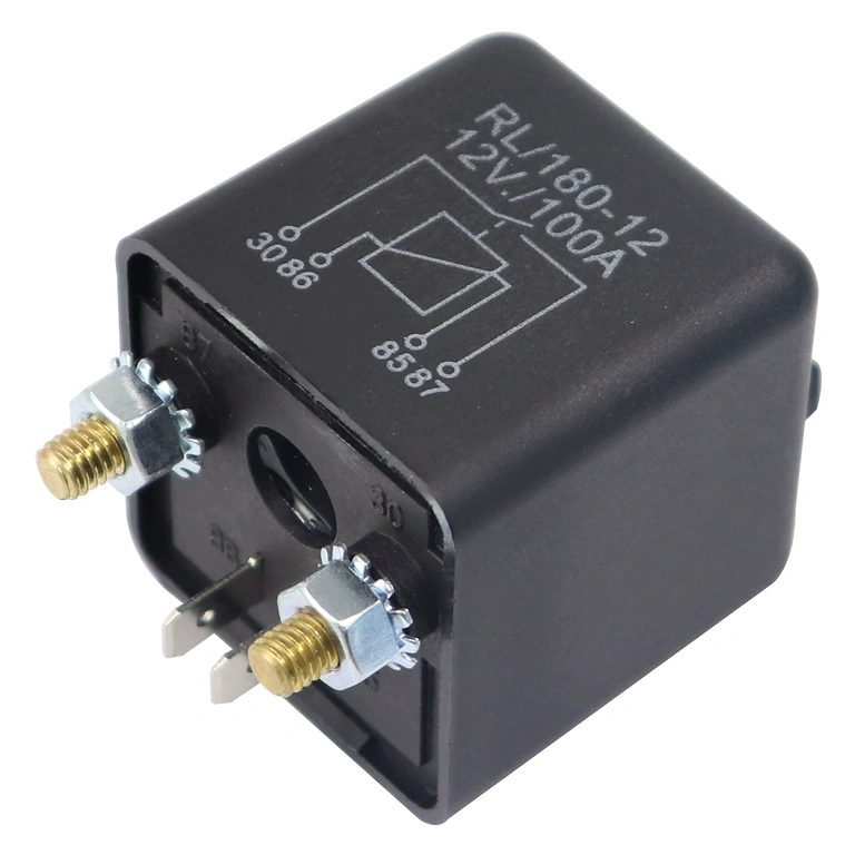 Αυτοκίνητο ρελέ 12V 100A, πλευρική όψη συμπαγούς περιβλήματος