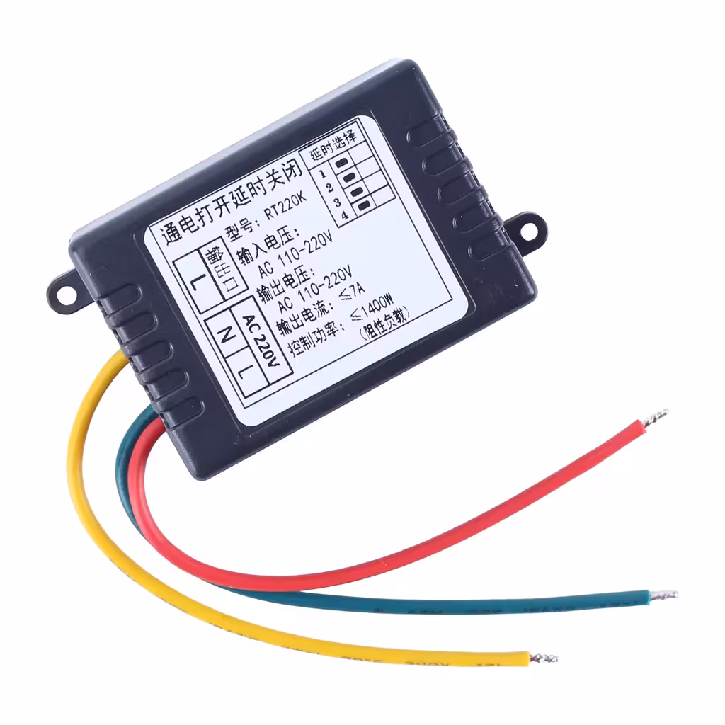 Διάγραμμα εγκατάστασης μηχανικής/αναλογικής μονάδας ρελέ χρονοδιακόπτη – πίσω όψη