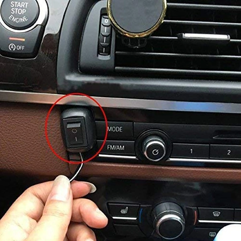 Τοποθέτηση διακόπτη ON/OFF με αυτοκόλλητη ταινία