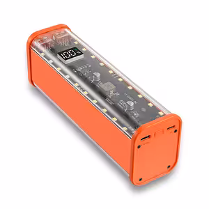 Περίβλημα power bank για 8 μπαταρίες 18650, μπροστινή όψη