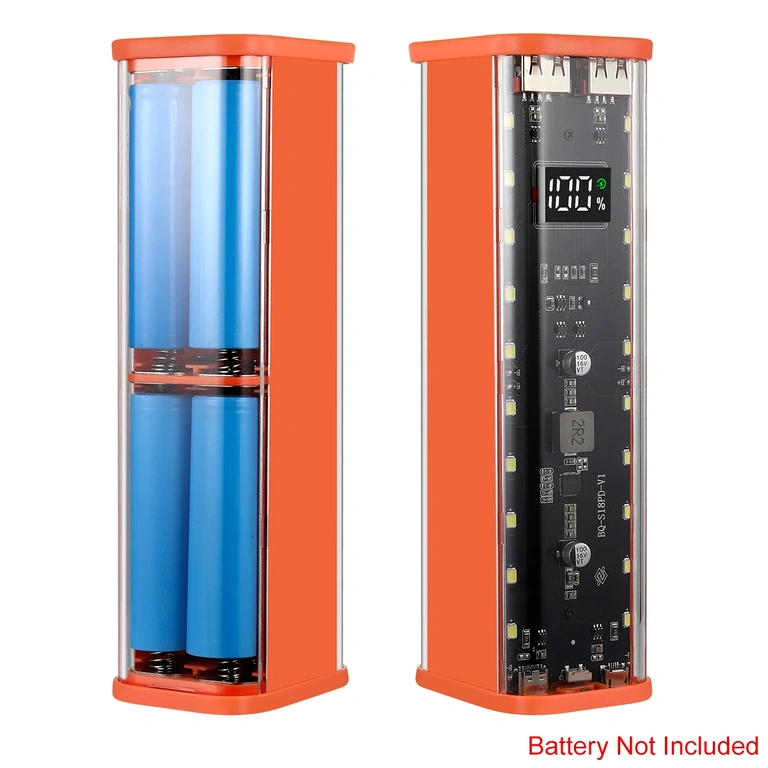 Εσωτερικό περιβλήματος power bank για 8 μπαταρίες 18650