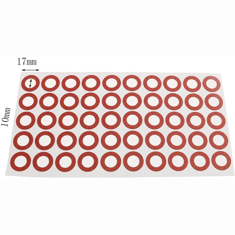 Κόκκινο μονωτικό χαρτί για τον ανό της μπαταρίας 18650