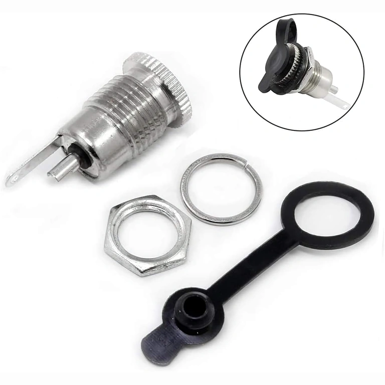 Σετ 5 τεμαχίων υποδοχών DC 12V 5,5x2,1mm – συσκευασία