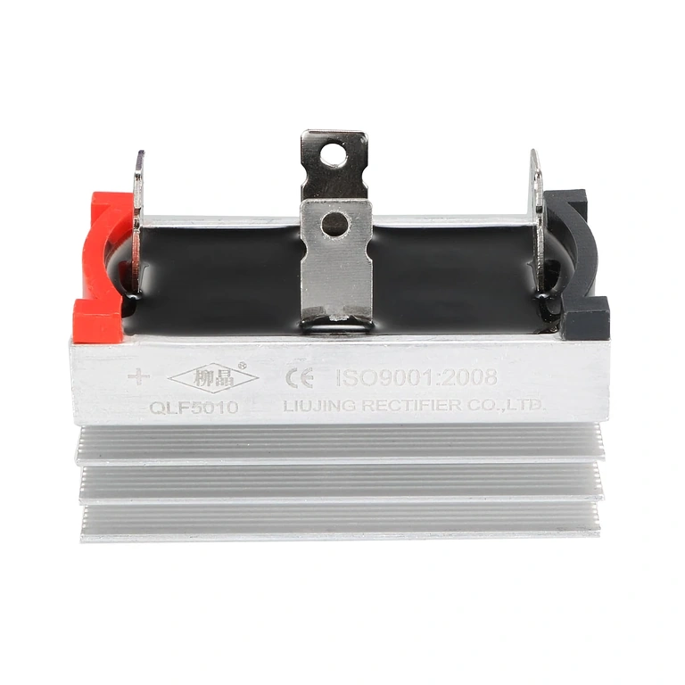 Μονοφασική γέφυρα ανορθωτή με ψύκτη, μπροστινή όψη