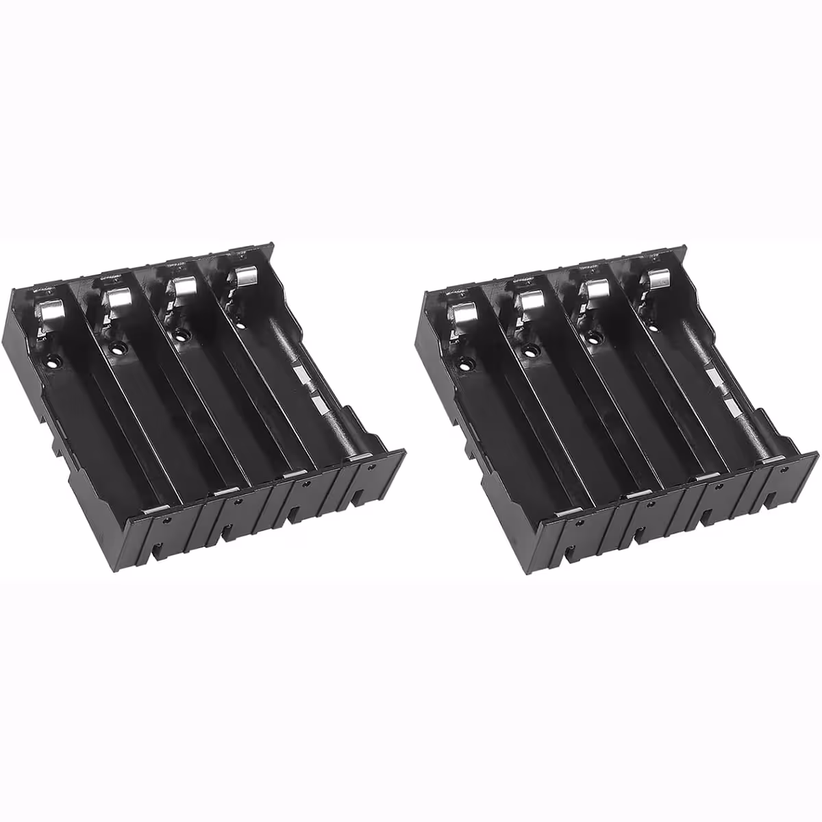 Σετ 2 βάσεων μπαταρίας 18650 με 4 slots για DIY έργα