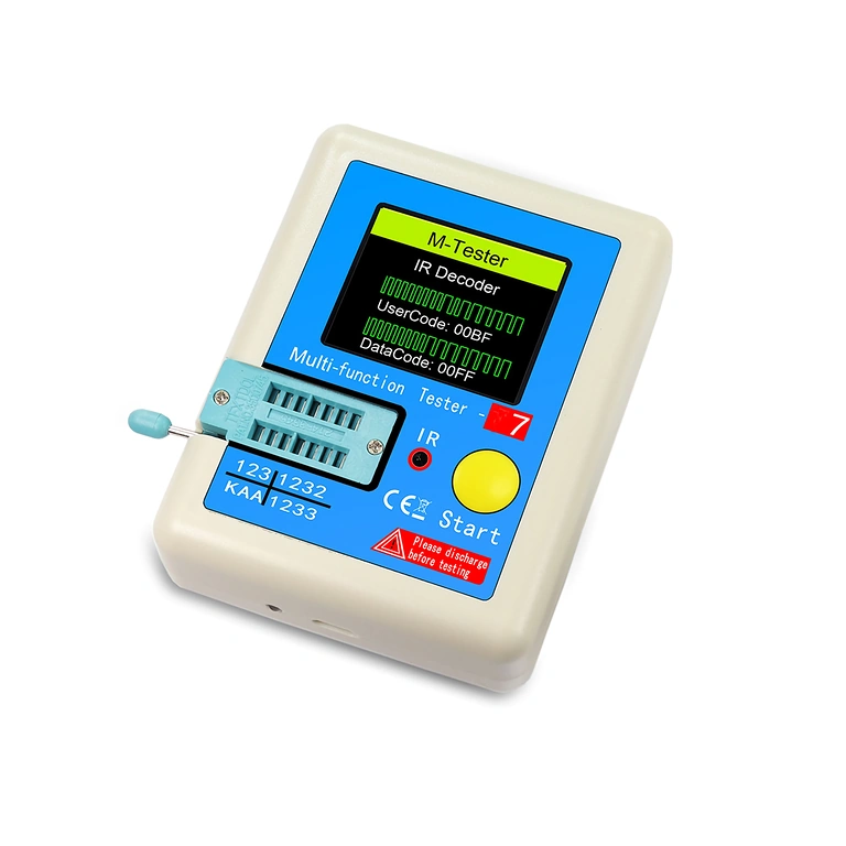 Έγχρωμη TFT οθόνη του LCR-T7 – λεπτομέρεια