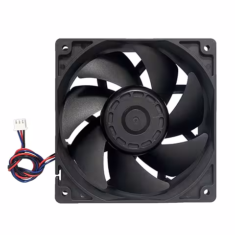 Μπροστινή όψη του αξονικού ανεμιστήρα 120x120mm 24V