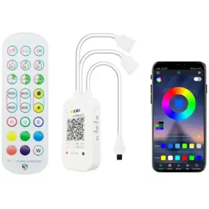 Ελεγκτής ταινίας Led RGB έξυπνο wifi tuya με dimmer τηλεχειριστήριο ελεγκτής μουσικής